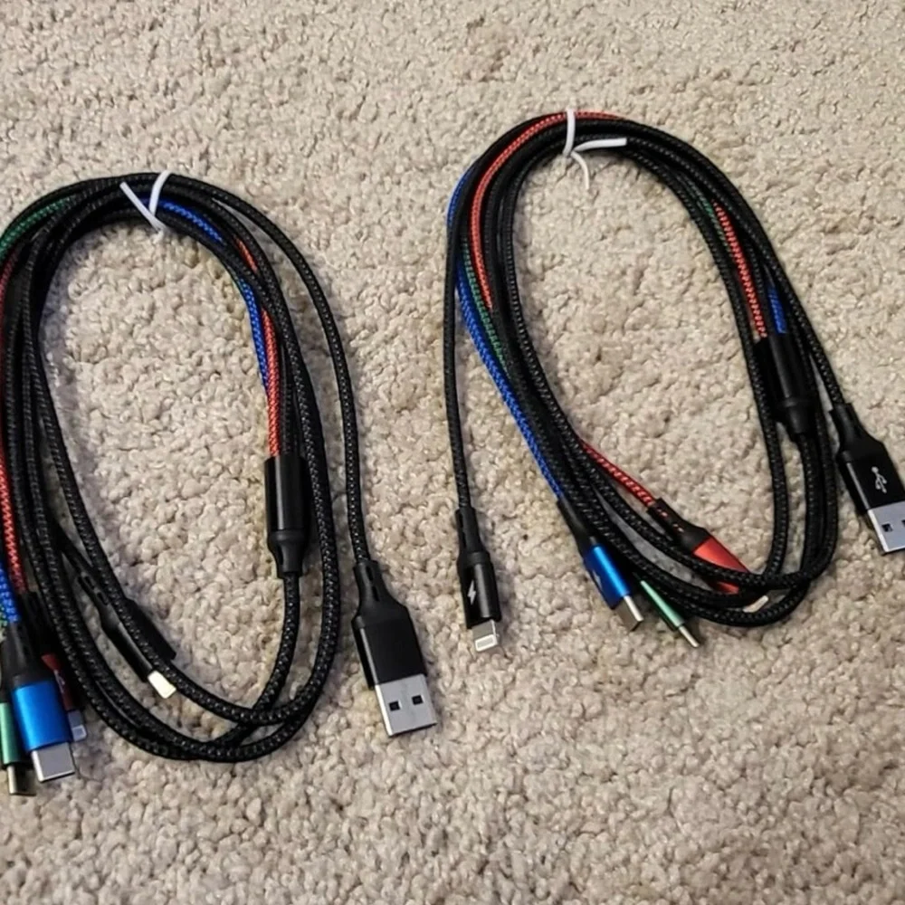 Multi Charging Cable 4A, [5Ft 2Pack]